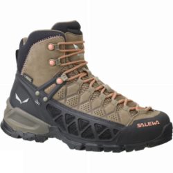 Salewa Womens Alp Flow Mid GTX Boot Walnut/Peach Coral